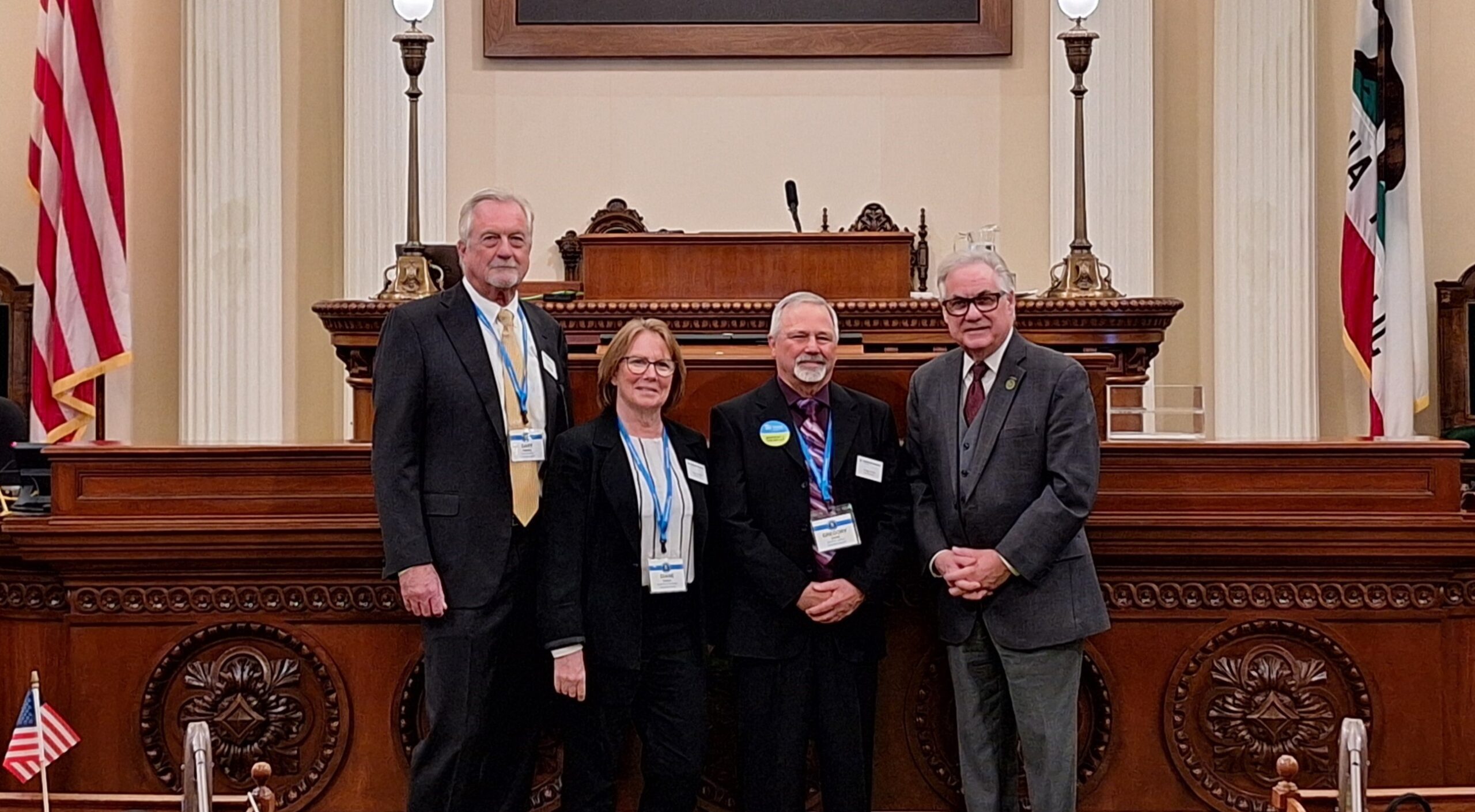 Picture of Habitat Calaveras' Board of Directors at the State Capitol