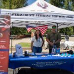 Calaveras County Veterans' Services Booth.