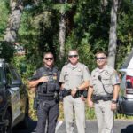 CHP and Sheriff's Officers posing for photo.