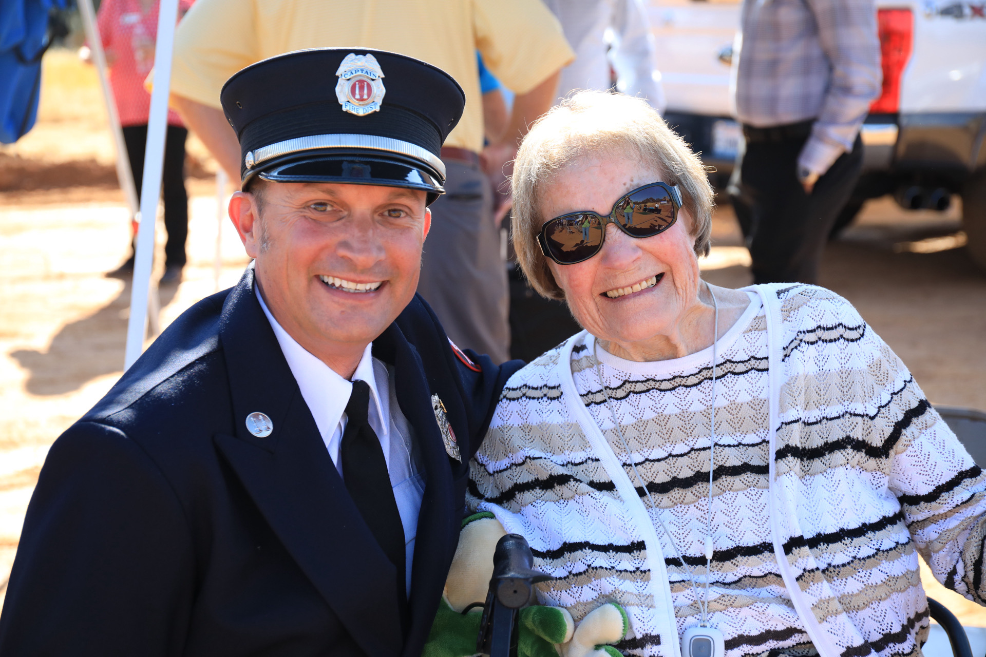 Attendees at groundbreaking.