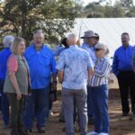 Attendees at groundbreaking.