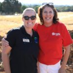 Staff at groundbreaking.