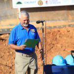 Gregg Smith at groundbreaking.