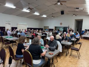 Players at the Bunco Tournament