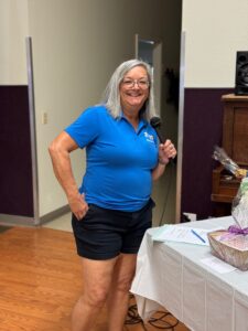 The host, Janine Wrightson, organized the event.