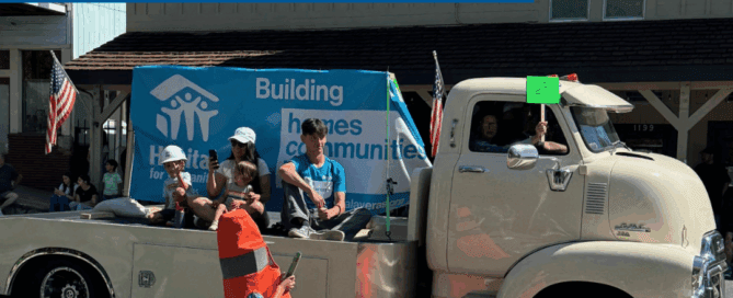 Habitat Calaveras' parade entry for the Soroptimist International Kiddie Parade.