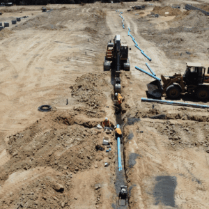 Site work at Eureka Oaks in Angels Camp