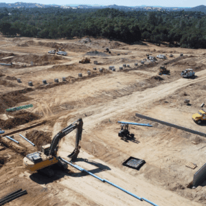 Site work at Eureka Oaks in Angels Camp