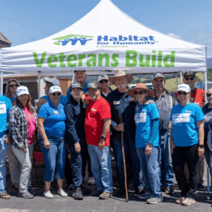 Group of volunteers at the San Andreas Airport.