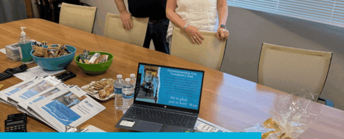 Picture of Homeownership Class with Habitat Calaveras logo and "Homeownership Education Classes".